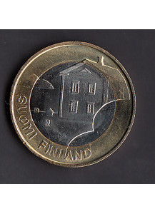 2013 - 5 euro FINLANDIA Ostrobotnia - casa tipica